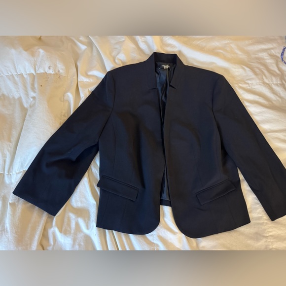 Nine West Black Clasp-Front Blazer - 16 - Picture 5 of 8
